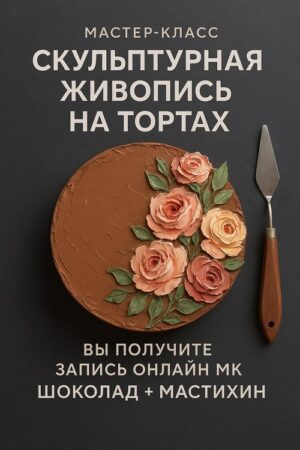 Постер товара: Мастер-класс «Скульптурная живопись на тортах»