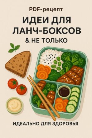 Постер товара: PDF-рецепт «Идеи для ланч-боксов и не только»