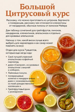 Постер товара: Большой Цитрусовый курс