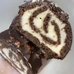 Шоколадный рулет + сливочный ирис
