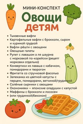 Изображение товара: Мини-конспект «Овощи детям»