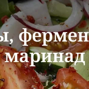 Постер товара: Салаты, ферментация, маринад