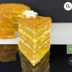 Медовик карамельный с апельсиновой пастой
