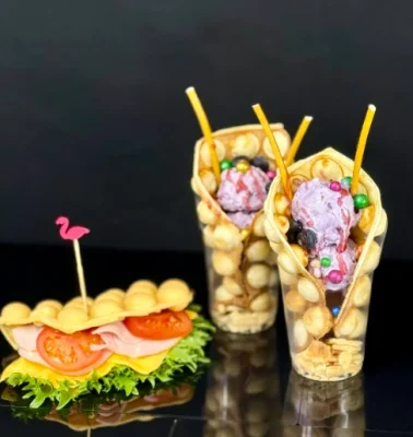 Изображение товара: Гонконгские вафли и мороженое