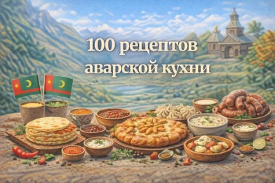 Изображение товара: PDF-сборник «100 рецептов аварской кухни»