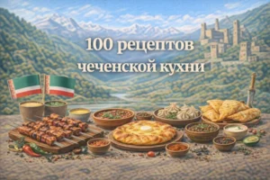 Постер товара: PDF-сборник «100 рецептов чеченской кухни»
