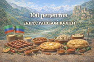 Постер товара: PDF-сборник «100 рецептов дагестанской кухни»