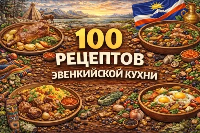 Изображение товара: PDF-сборник «100 рецептов эвенкийской кухни»