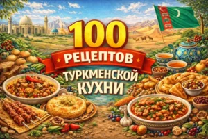 Постер товара: PDF-сборник «100 рецептов туркменской кухни»