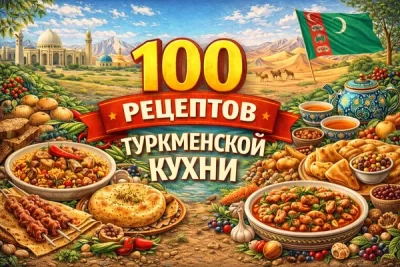 Изображение товара: PDF-сборник «100 рецептов туркменской кухни»