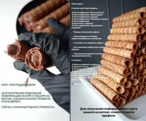 Постер товара: PDF-рецепт «Хрустящие вафли»